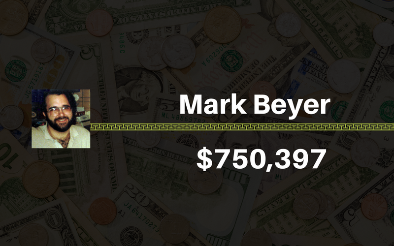 Mark Beyer, $750,397